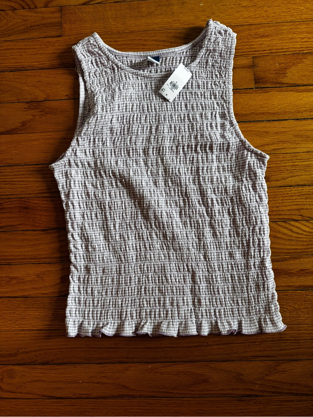 Old Navy Smocked Tank Top - Pale Lavender
